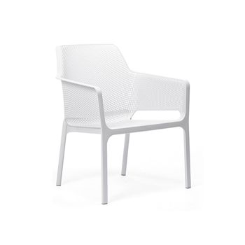 Chaise Net relax blanc