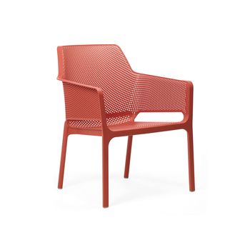 Chaise Net relax corail