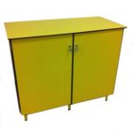 Armoire jaune