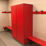 Armoires de groupes pour vestiaires collectifs