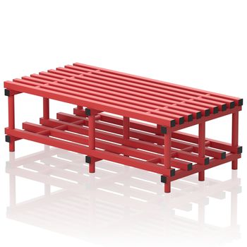 BANC-DOUBLE-PISCINE-ROUGE