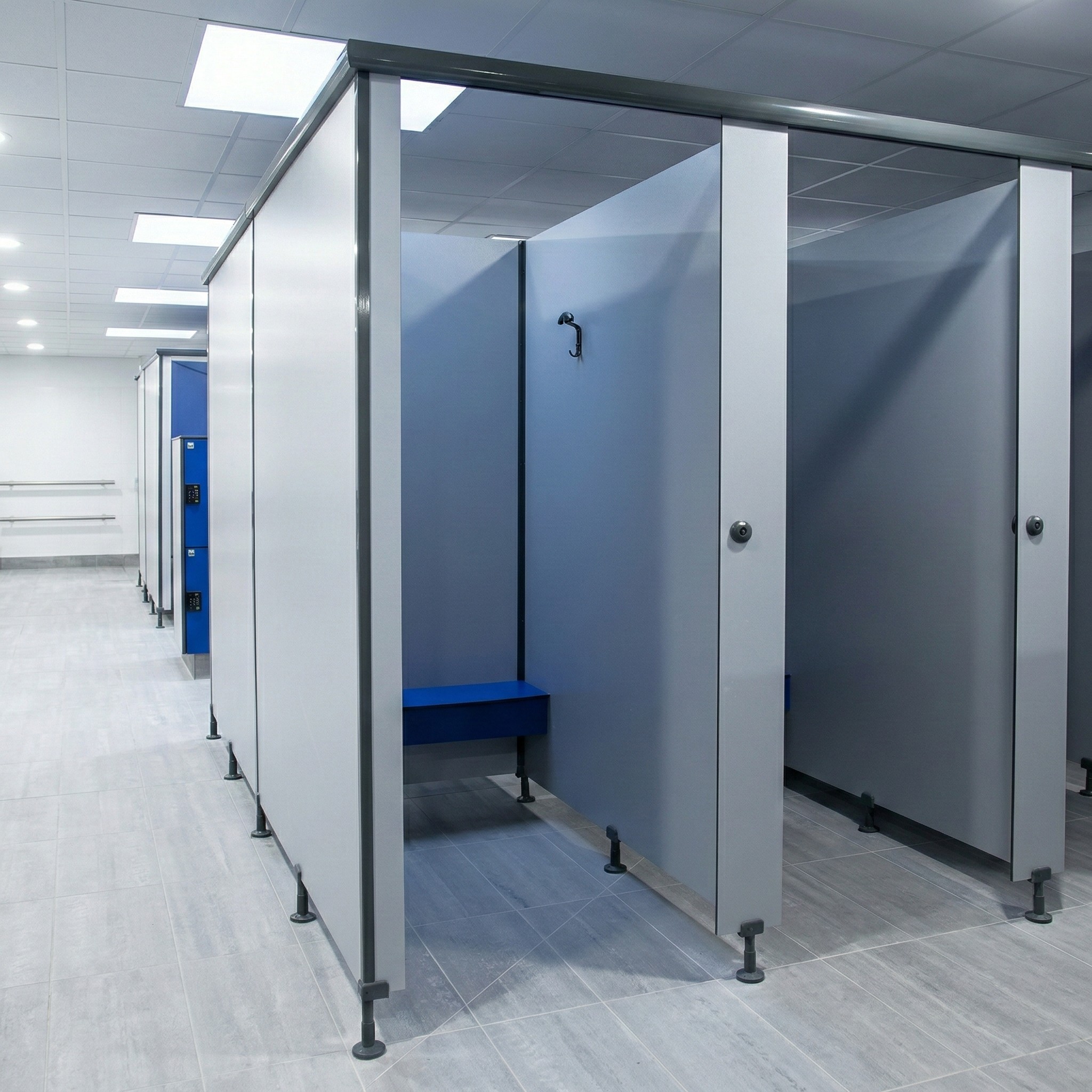 cabine déshabillage simple entree stratifie compact
