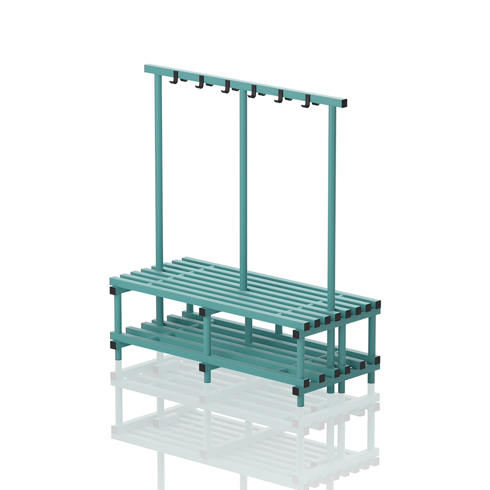 banc double avec pendirie 8144 8148 8152 - vert