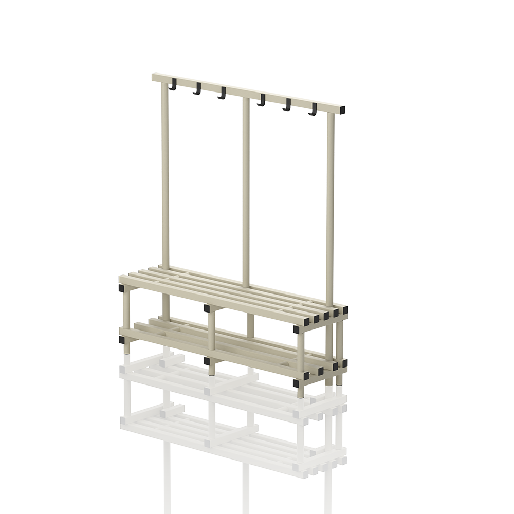 banc simple avec penderie 8146 beige