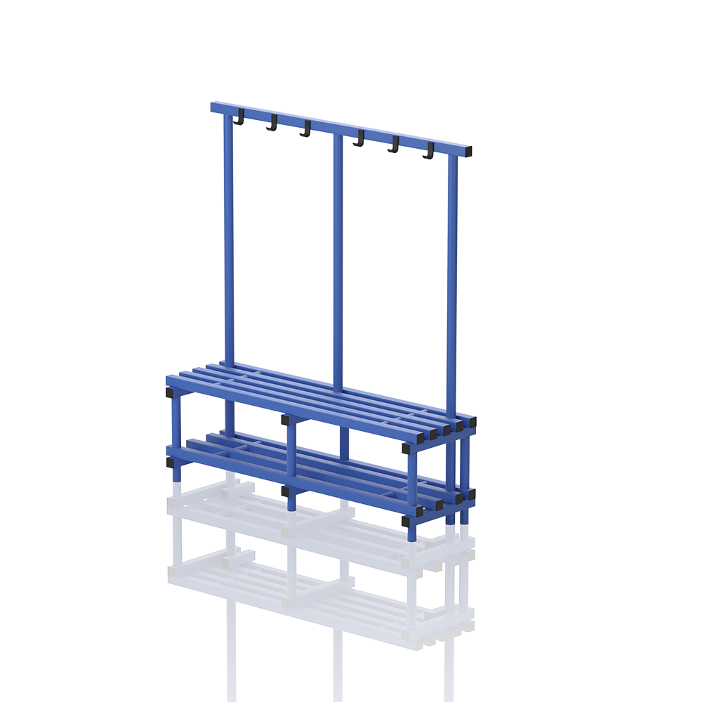 banc simple avec penderie 8146 bleu