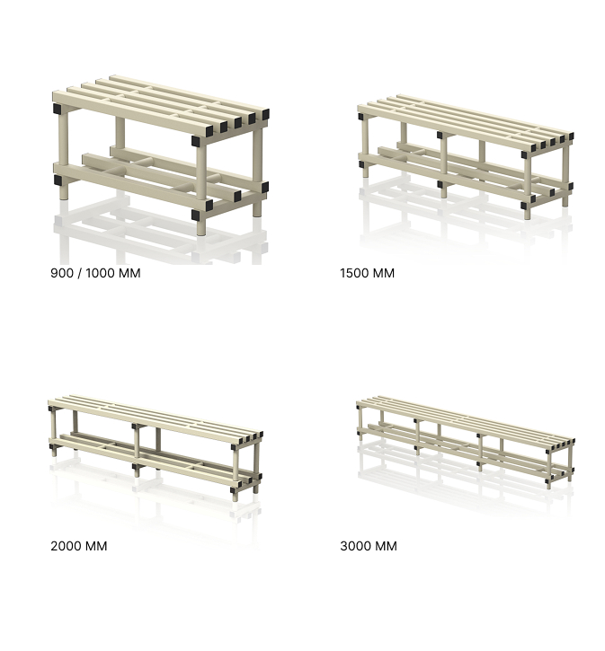 Banc simple PVC  BEIGE