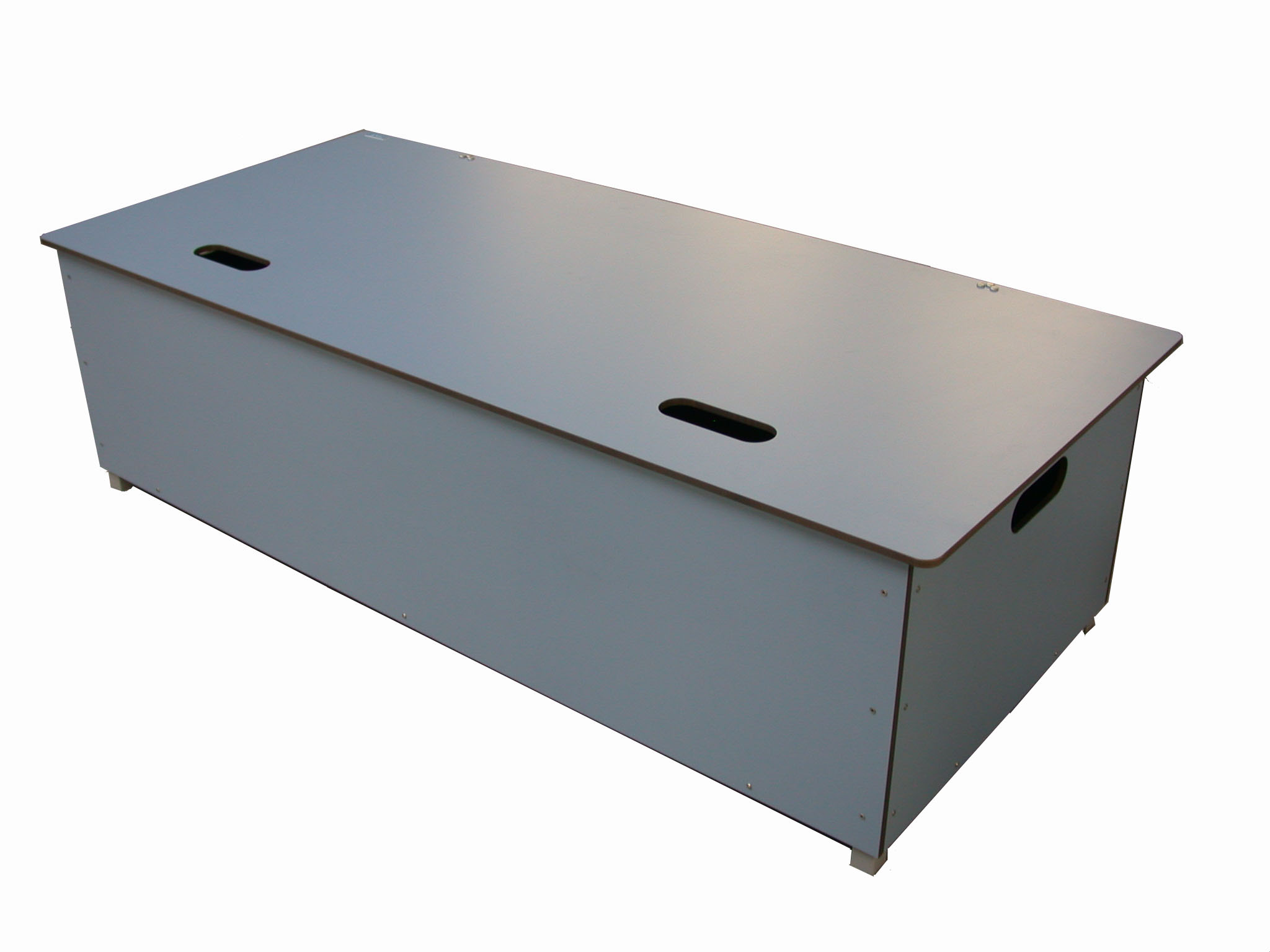 COFFRE STRATIFIE PIEDS