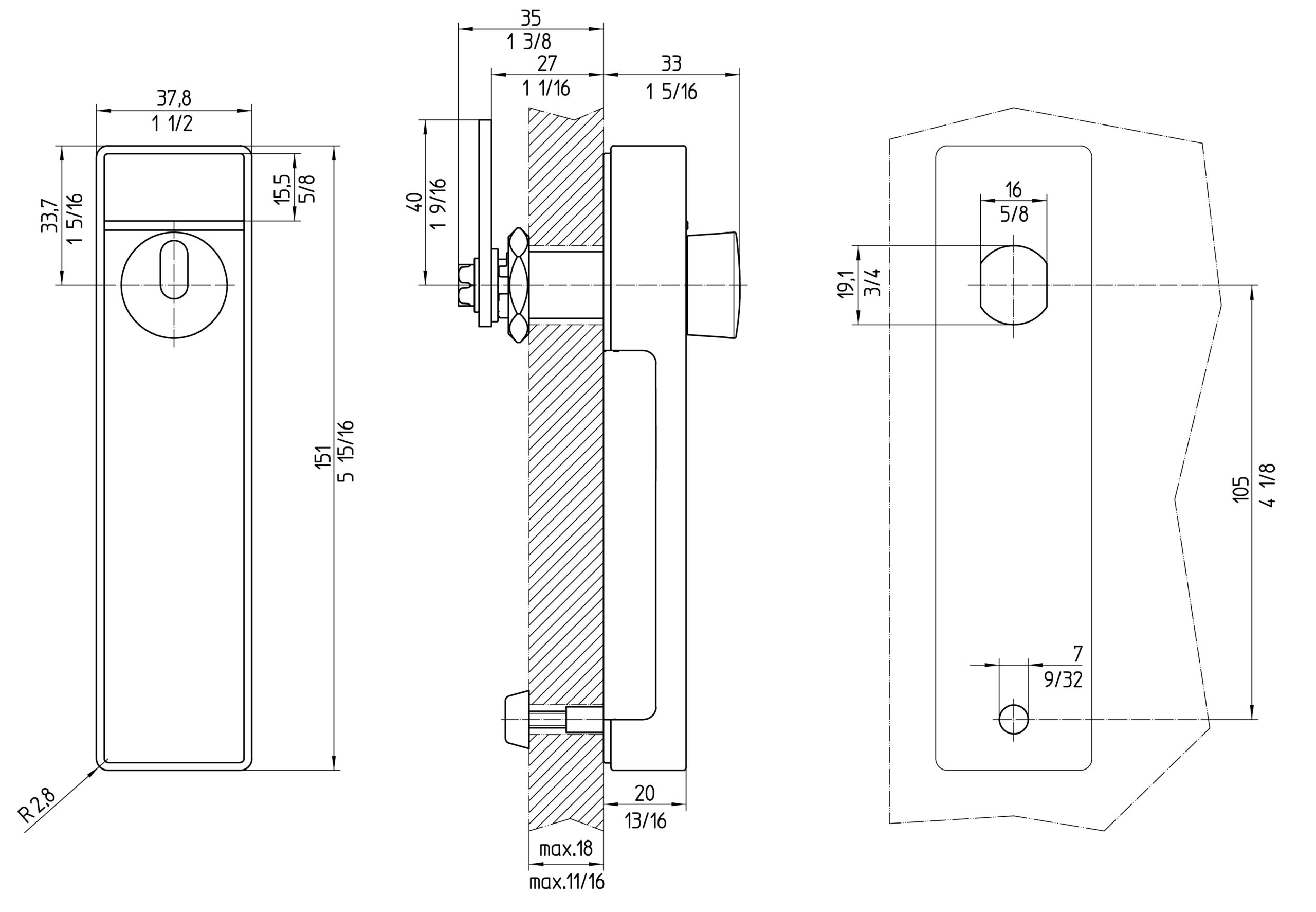 LS300 mesures et dimensions