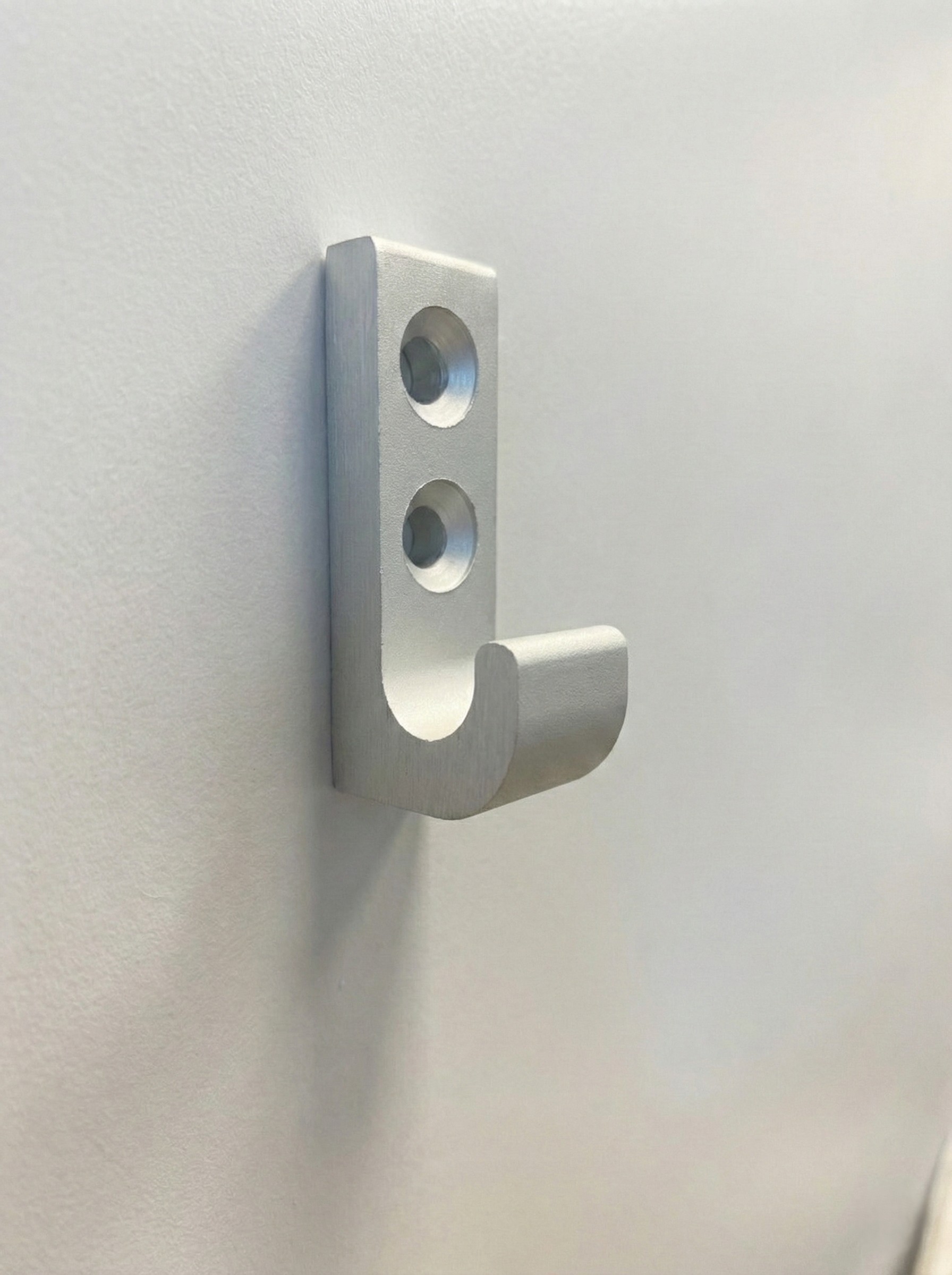 Patère crochet simple en aluminium anodisé