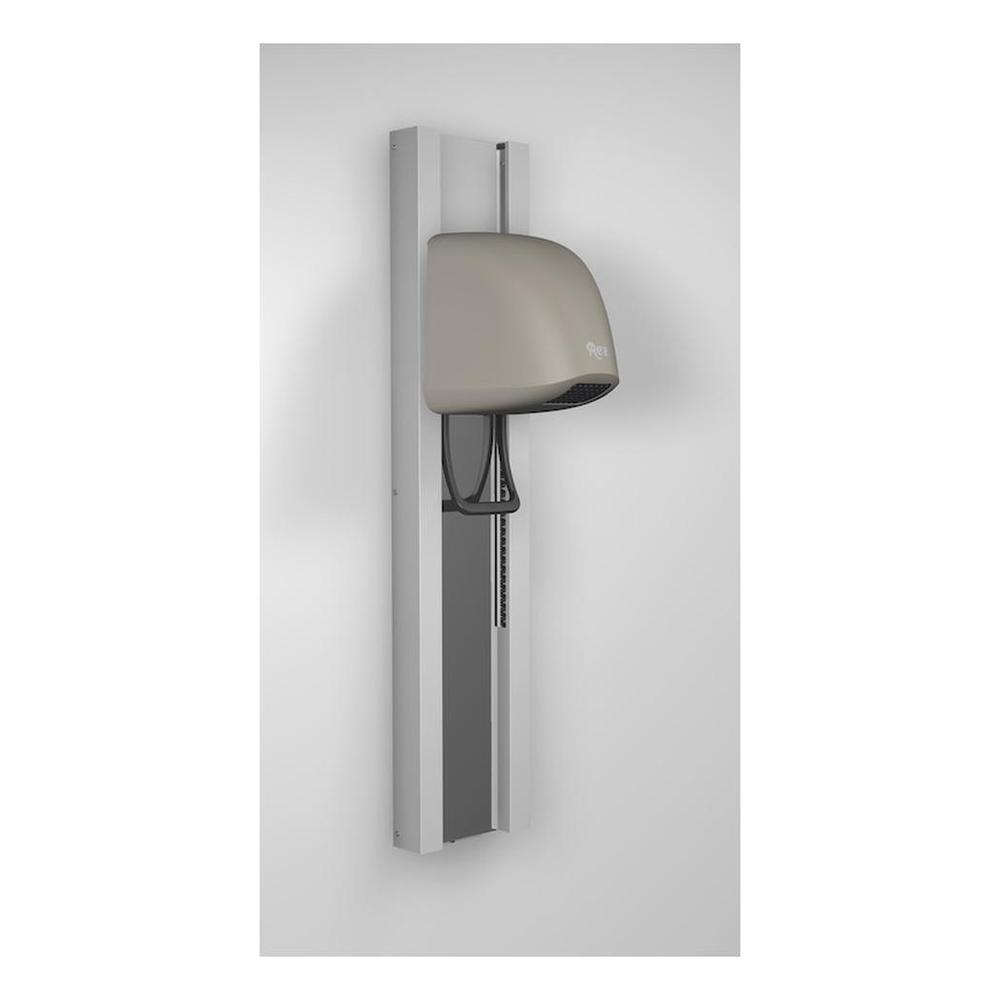 Seche cheveux beluga rez beige sur rail gris sans miroir 91.022